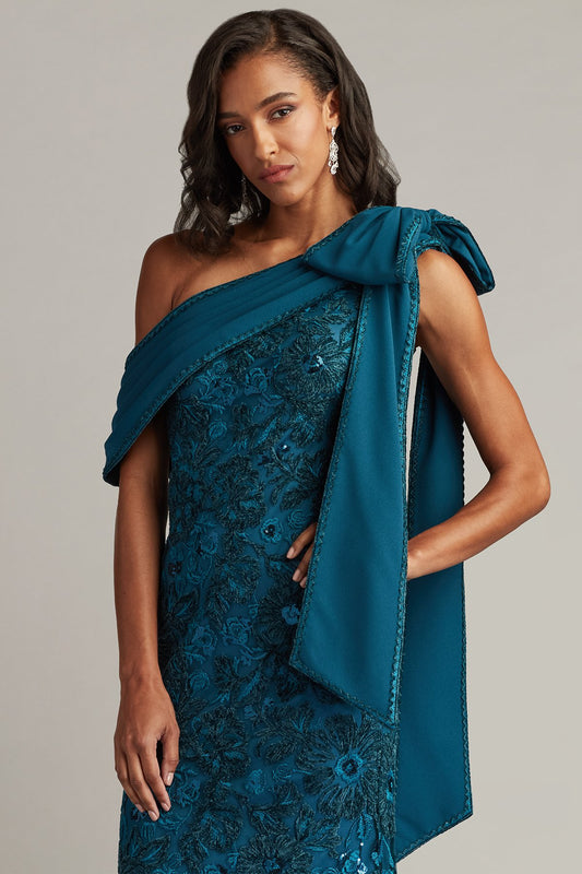 ISHANI BOW-SHOULDER GOWN